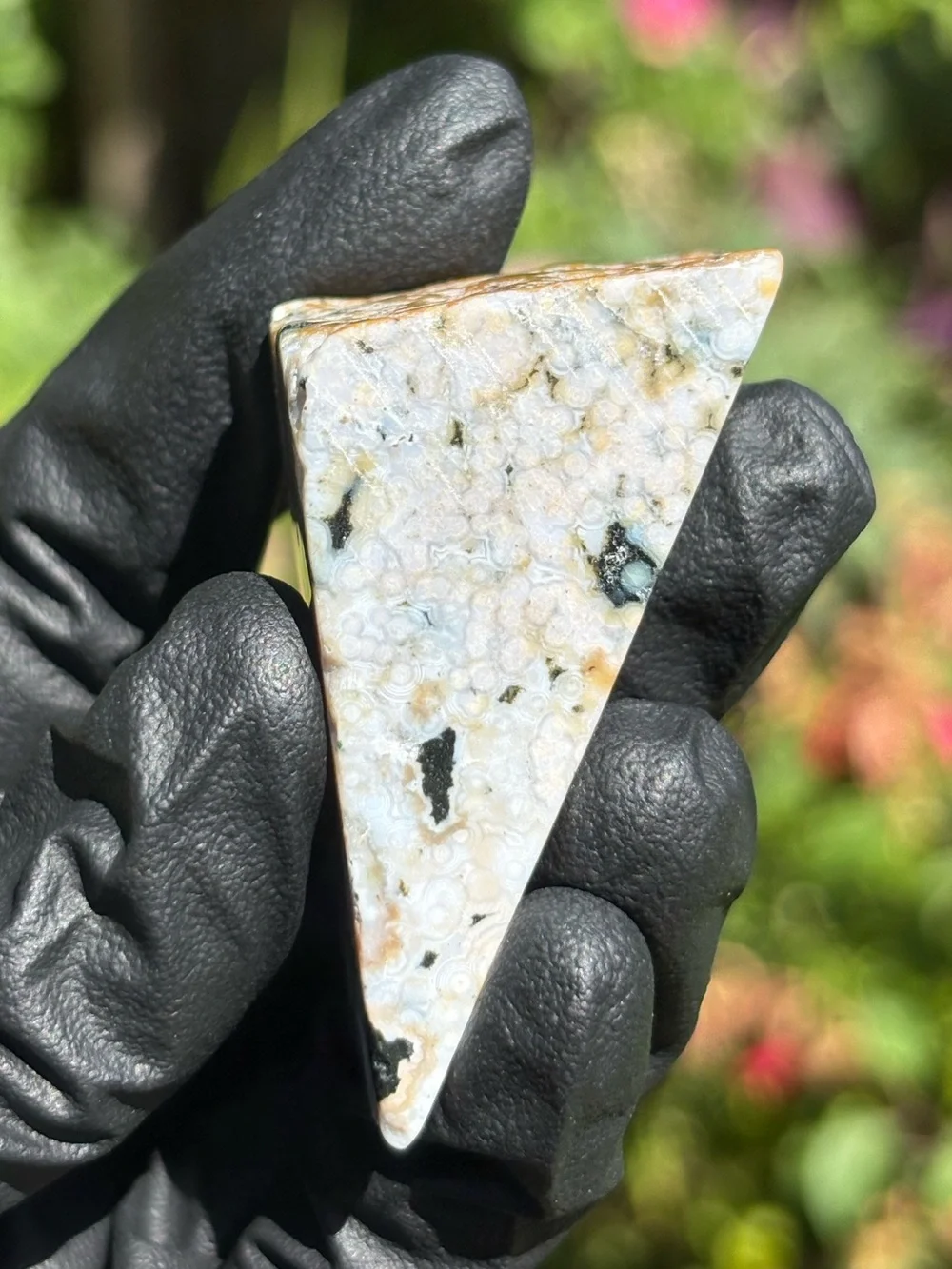 Discounted* Chipped Ocean Jasper Crystal Freeform - Polished Sea Jasper - OBJ